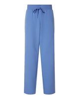 Jaanuu W20001P Women's Xenos Essential Knit-Waist Scrub Pants - Petite Sizes #color_Ceil Blue