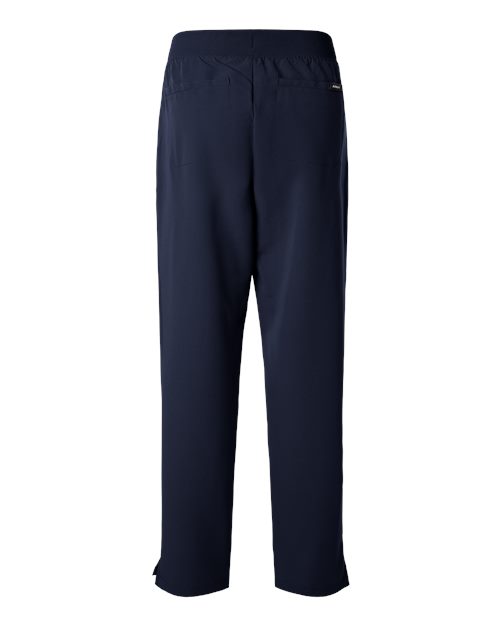 Jaanuu W20001P Women's Xenos Essential Knit-Waist Scrub Pants - Petite Sizes #color_Midnight Navy