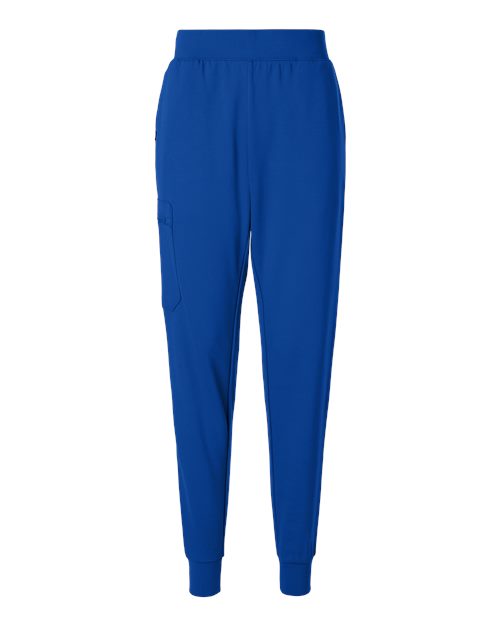 Jaanuu W40001P Women's Rubi Ultrasoft Scrub Joggers - Petite Sizes #color_Royal Blue