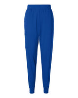 Jaanuu W40001P Women's Rubi Ultrasoft Scrub Joggers - Petite Sizes #color_Royal Blue
