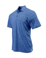 Paragon 130P Dakota Striated Heather Polo #color_Sky Blue Heather