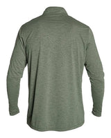 ANETIK MVQTRL9 Low Pro Quarter-Zip #color_Dark Olive Heathered