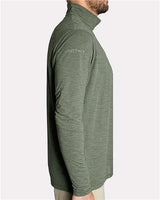 ANETIK MVQTRL9 Low Pro Quarter-Zip #color_Dark Olive Heathered