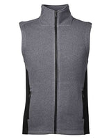 Spyder S17274 Men's Pursuit Vest #color_BLACK HTHR/ BLK