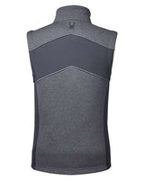 Spyder S17274 Men's Pursuit Vest #color_BLACK HTHR/ POL