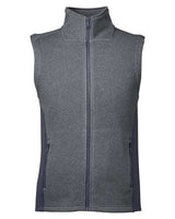 Spyder S17274 Men's Pursuit Vest #color_BLACK HTHR/ POL