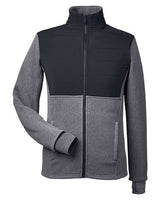 Spyder S17298 Men's Pursuit Jacket #color_BLACK HTHR/ BLK
