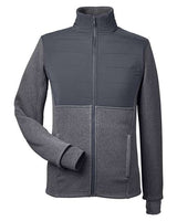 Spyder S17298 Men's Pursuit Jacket #color_BLACK HTHR/ POL