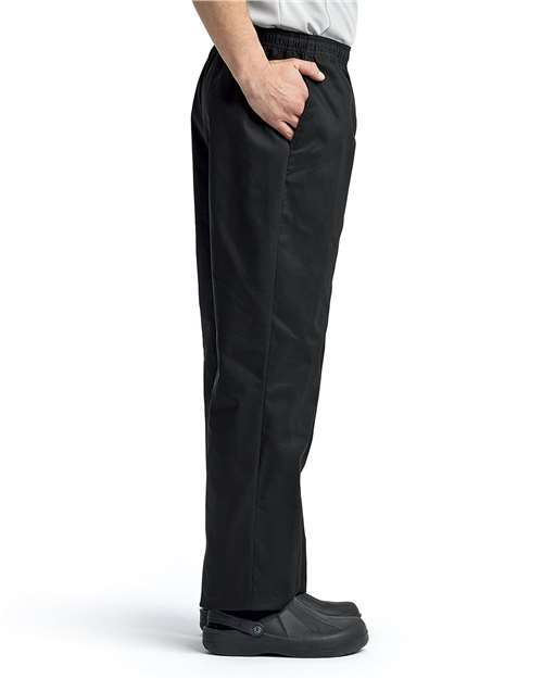 Artisan Collection by Reprime RP553 Unisex Essential Chef's Pant #color_BLACK
