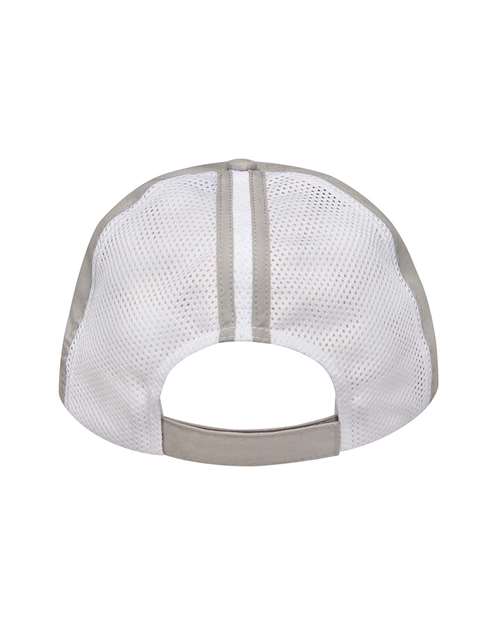 Adams PE105 Adult Contrast Back Stripe Clubhouse Cap #color_GREY