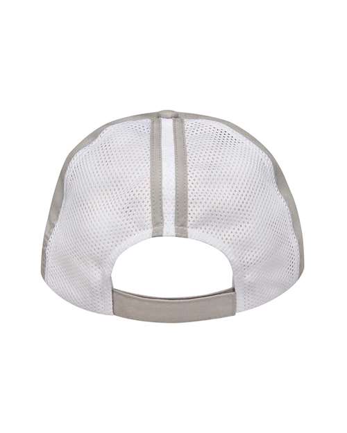 Adams PE105 Adult Contrast Back Stripe Clubhouse Cap #color_GREY