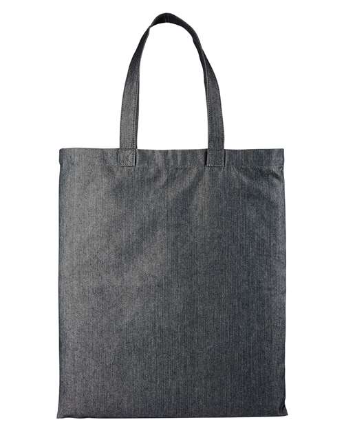 Artisan Collection by Reprime RP998 Denim Tote Bag #color_BLACK DENIM