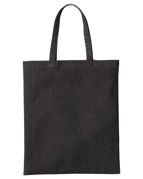 Artisan Collection by Reprime RP998 Denim Tote Bag #color_BLACK DENIM