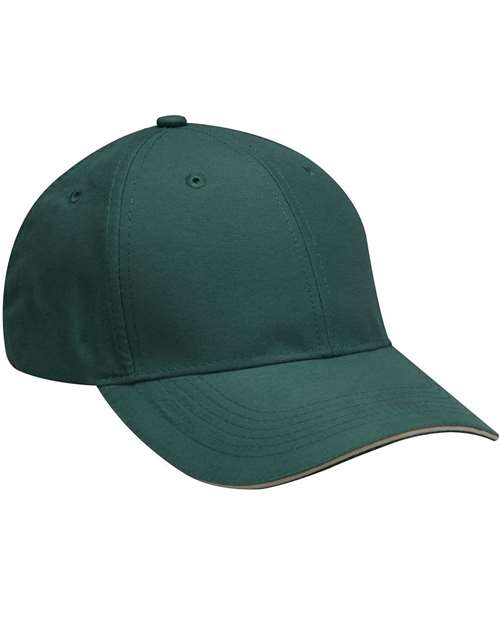 Adams PE102 Adult Performer Cap #color_FOREST/ KHAKI