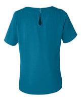 Devon & Jones DP613W Ladies' Perfect Fit Boat-Neck Blouse #color_DARK TEAL