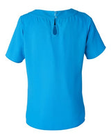 Devon & Jones DP613W Ladies' Perfect Fit Boat-Neck Blouse #color_OCEAN BLUE