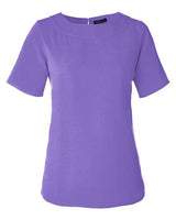 Devon & Jones DP613W Ladies' Perfect Fit Boat-Neck Blouse #color_GRAPE