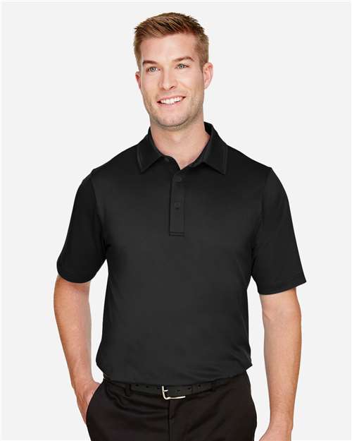 Devon & Jones DG21 Men's CrownLux Performance Range Flex Polo #color_BLACK