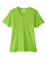 Core 365 CE111W Ladies' Fusion ChromaSoft Performance T-Shirt #color_ACID GREEN