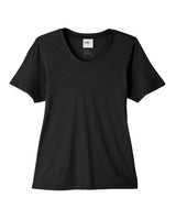 Core 365 CE111W Ladies' Fusion ChromaSoft Performance T-Shirt #color_BLACK