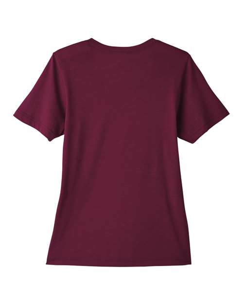 Core 365 CE111W Ladies' Fusion ChromaSoft Performance T-Shirt #color_BURGUNDY