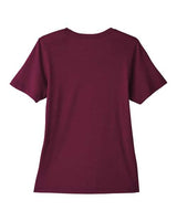 Core 365 CE111W Ladies' Fusion ChromaSoft Performance T-Shirt #color_BURGUNDY