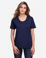 Core 365 CE111W Ladies' Fusion ChromaSoft Performance T-Shirt #color_CLASSIC NAVY