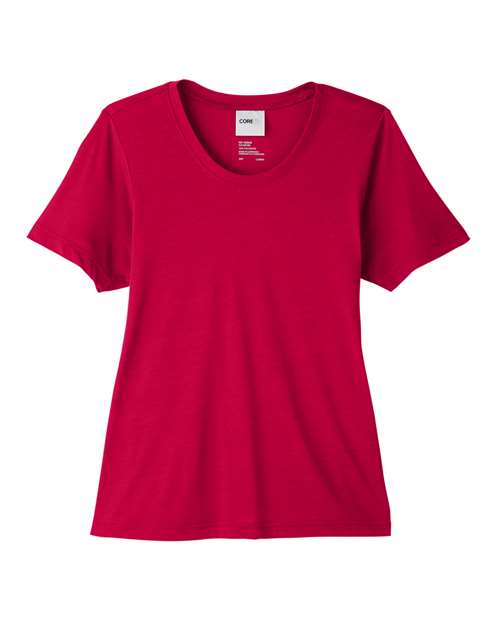 Core 365 CE111W Ladies' Fusion ChromaSoft Performance T-Shirt #color_CLASSIC RED