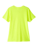 Core 365 CE111W Ladies' Fusion ChromaSoft Performance T-Shirt #color_SAFETY YELLOW