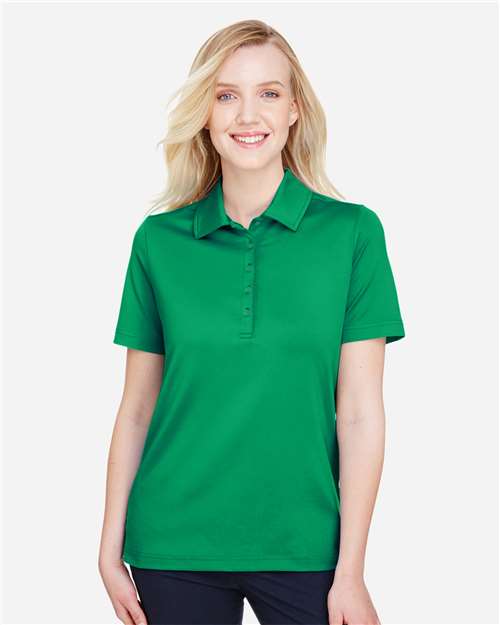 Devon & Jones DG21W Ladies' CrownLux Performance Range Flex Polo #color_KELLY GREEN