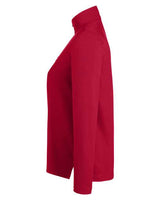 Core 365 CE405W Ladies' Fusion ChromaSoft Pique Quarter-Zip #color_CLASSIC RED