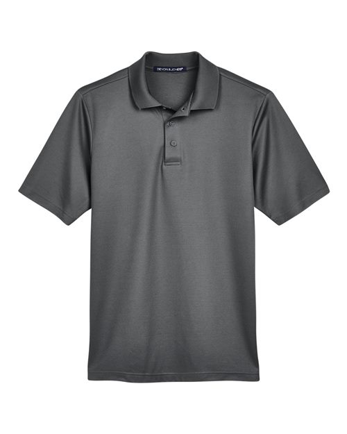 Devon & Jones DG20 CrownLux Performance Men's Plaited Polo #color_GRAPHITE