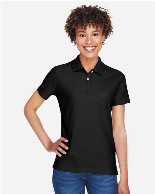 Devon & Jones DG150W Ladies' DRYTEC20 Performance Polo #color_BLACK