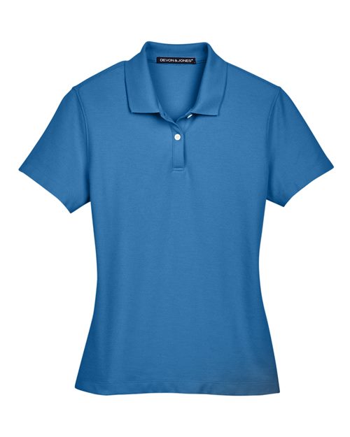 Devon & Jones DG150W Ladies' DRYTEC20 Performance Polo #color_FRENCH BLUE