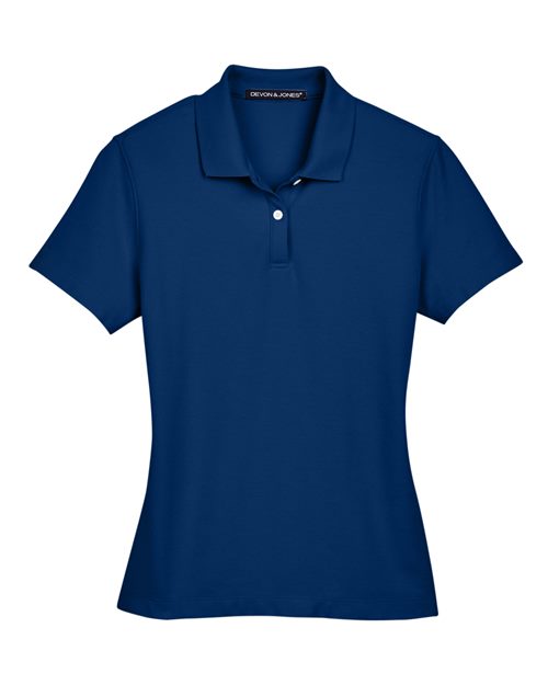 Devon & Jones DG150W Ladies' DRYTEC20 Performance Polo #color_TRUE ROYAL