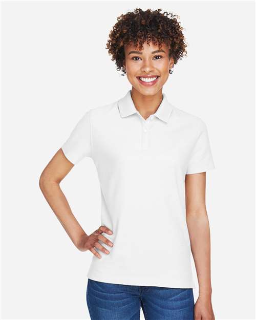Devon & Jones DG150W Ladies' DRYTEC20 Performance Polo #color_WHITE