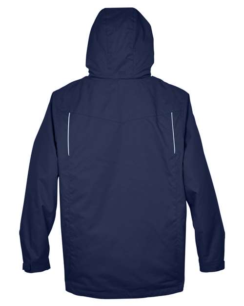 Core 365 88205 Men's Region 3-in-1 Jacket with Fleece Liner #color_CLASSIC NAVY