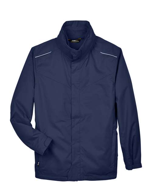 Core 365 88205 Men's Region 3-in-1 Jacket with Fleece Liner #color_CLASSIC NAVY