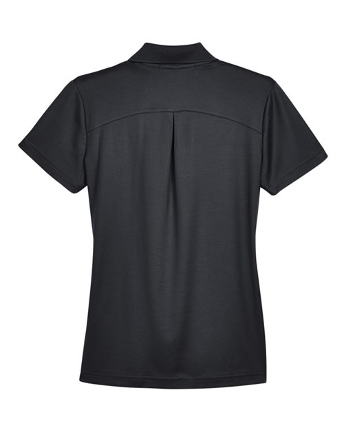 Devon & Jones DG20W CrownLux Performance Ladies' Plaited Polo #color_BLACK