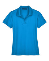 Devon & Jones DG20W CrownLux Performance Ladies' Plaited Polo #color_OCEAN BLUE