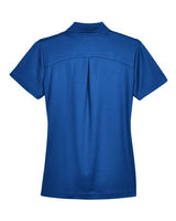 Devon & Jones DG20W CrownLux Performance Ladies' Plaited Polo #color_TRUE ROYAL