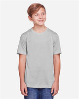 Core 365 CE111Y Youth Fusion ChromaSoft Performance T-Shirt #color_PLATINUM