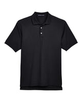 Devon & Jones D100 Men's Pima Piqu Short-Sleeve Polo #color_BLACK