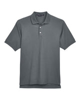 Devon & Jones D100 Men's Pima Piqu Short-Sleeve Polo #color_GRAPHITE