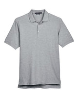 Devon & Jones D100 Men's Pima Piqu Short-Sleeve Polo #color_GREY HEATHER