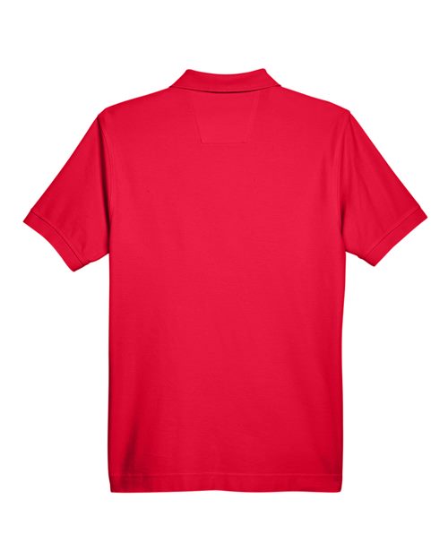 Devon & Jones D100 Men's Pima Piqu Short-Sleeve Polo #color_RED