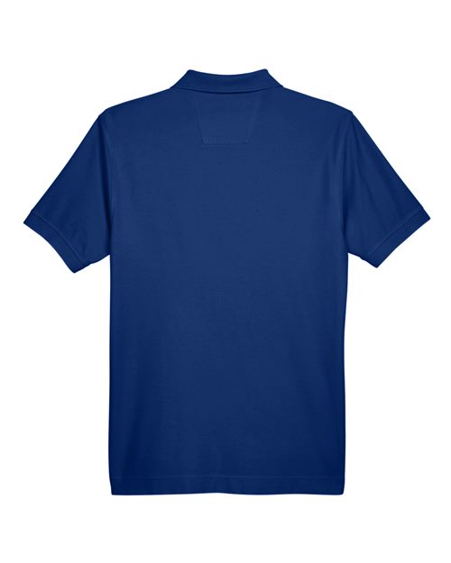 Devon & Jones D100 Men's Pima Piqu Short-Sleeve Polo #color_TRUE ROYAL