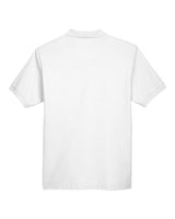 Devon & Jones D100 Men's Pima Piqu Short-Sleeve Polo #color_WHITE