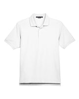 Devon & Jones D100 Men's Pima Piqu Short-Sleeve Polo #color_WHITE