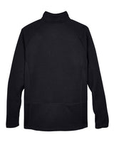 Devon & Jones DG792 Adult Bristol Sweater Fleece Quarter-Zip #color_BLACK